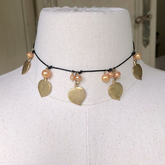 Pilgrim Jewelry - NWT Pilgrim Distressed Gold-Tone Metal and Bead Necklace